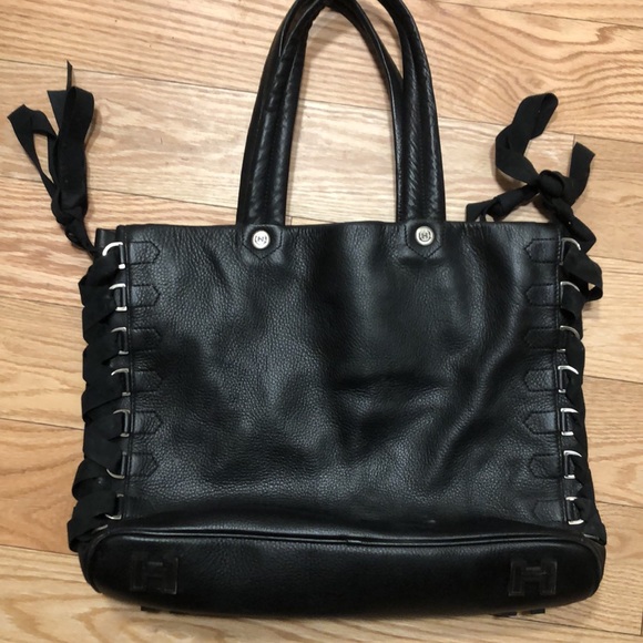 Hunter Original black Leather Bag - Picture 2 of 8